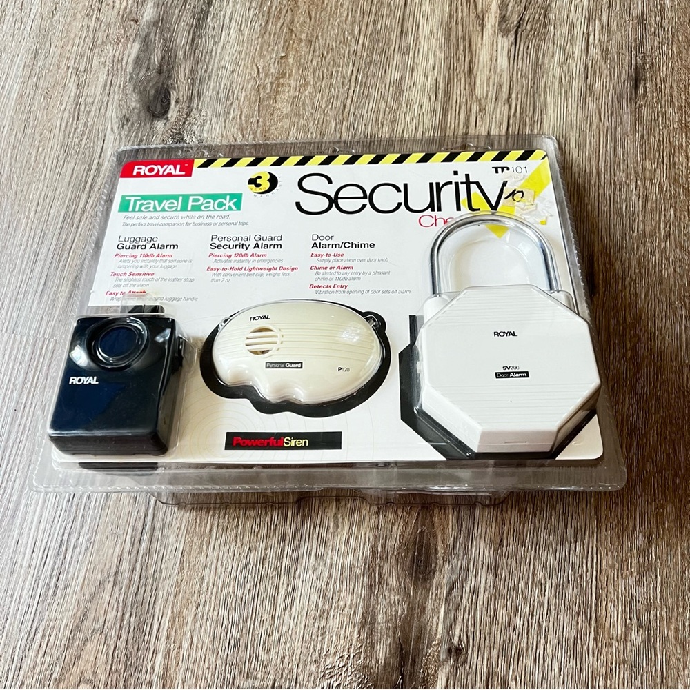 ROYAL Vtg Security Check Travel Alarm